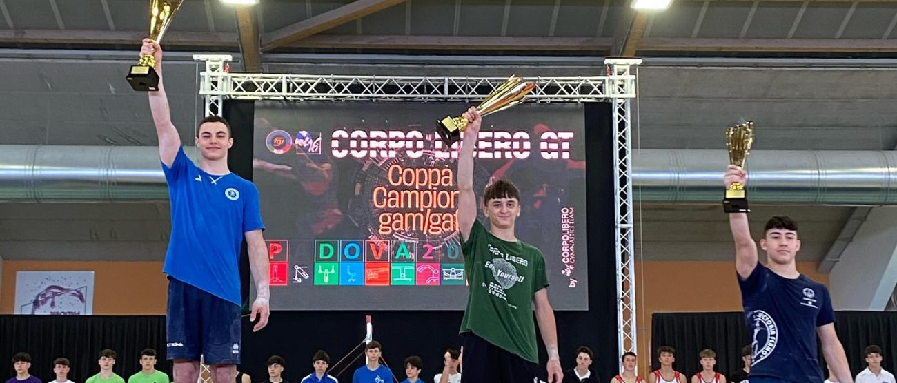 Ginnastica Sampietrina: un primo posto di Pietro Mazzola a Padova
